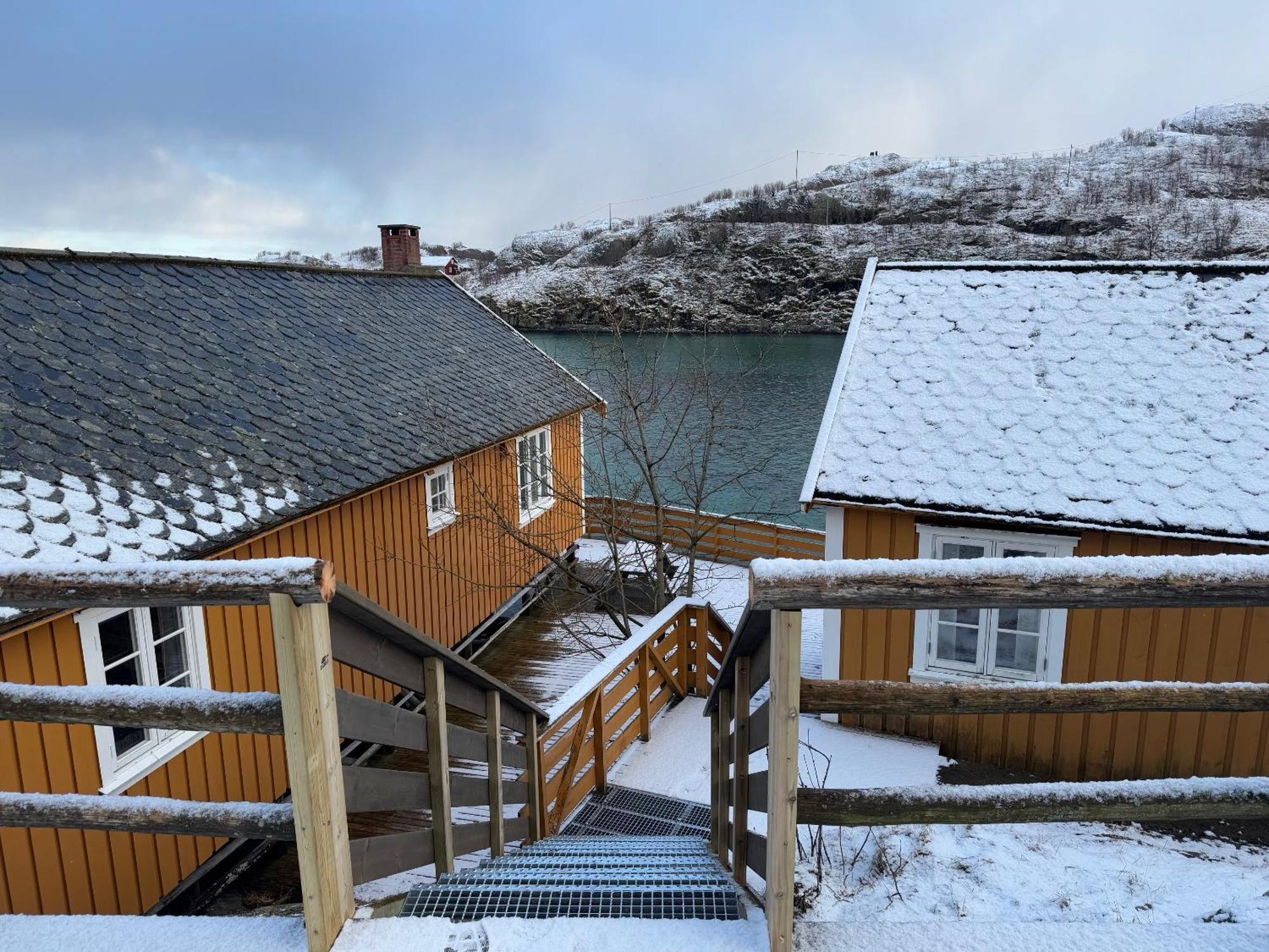 Sakrisoy Rorbuer Hotel Reine Bagian luar foto