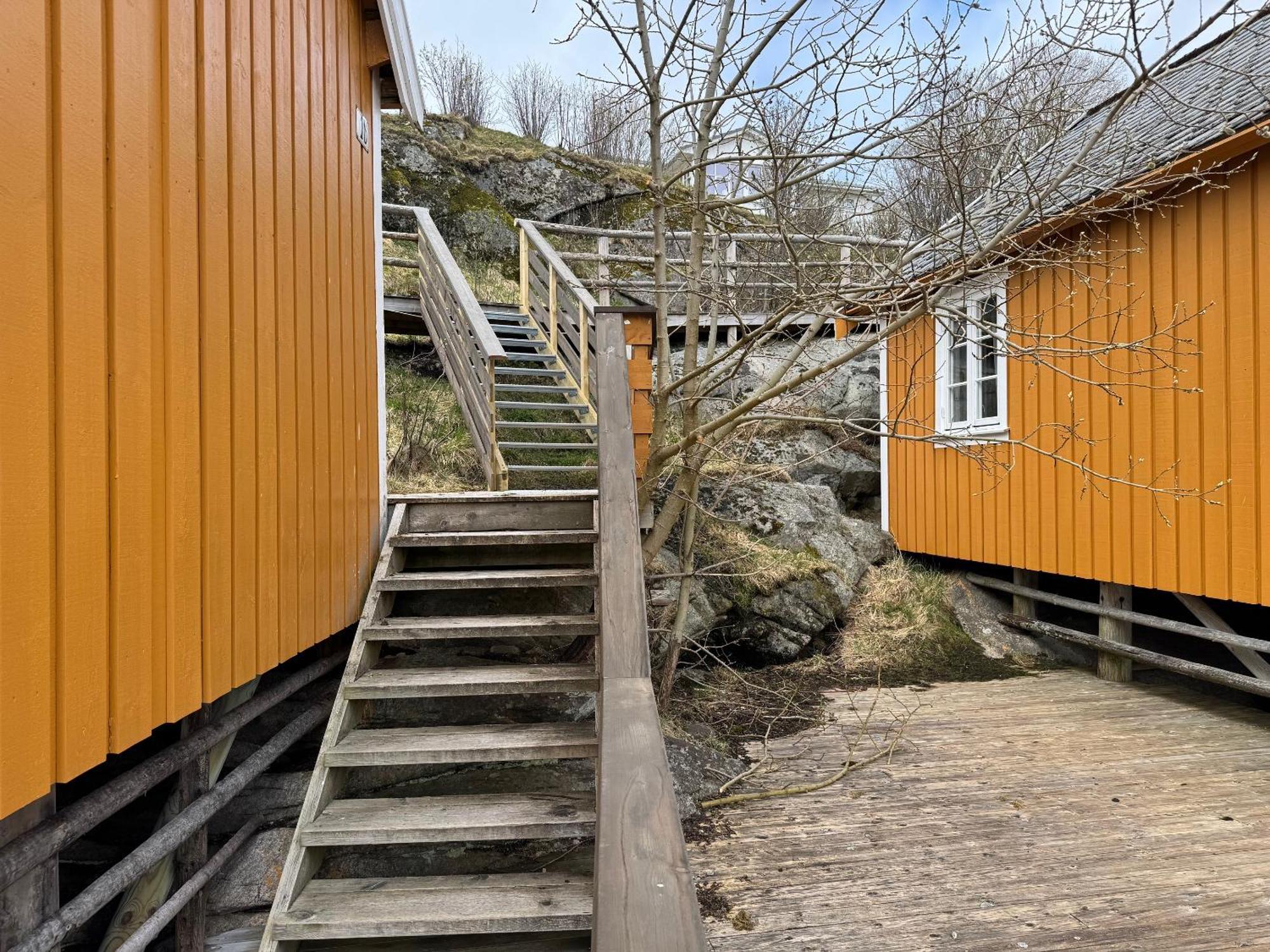 Sakrisoy Rorbuer Hotel Reine Bagian luar foto
